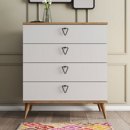 Hanah Home Versa-Ce 3616 Roble y Blanco